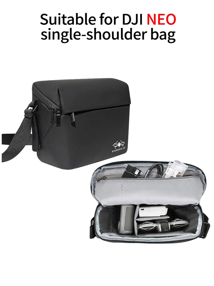 For DJI Neo Drone RC-N3 Battery Single-shoulder Storage Bag Portable Casual Crossbody Bag Oxford Fabric Protective Accessories