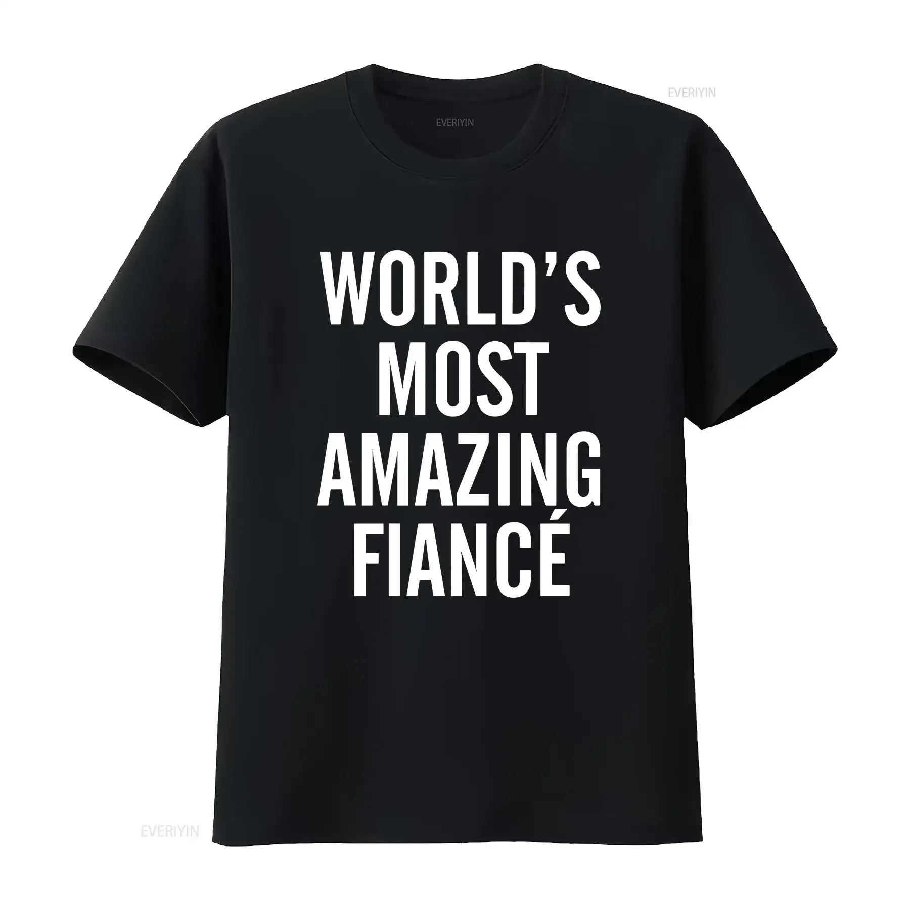 World's Most Amazing Fiance T shirt Funny Engagement Wedding Engaged vintage Washed Comfortable homme Stretched graphic