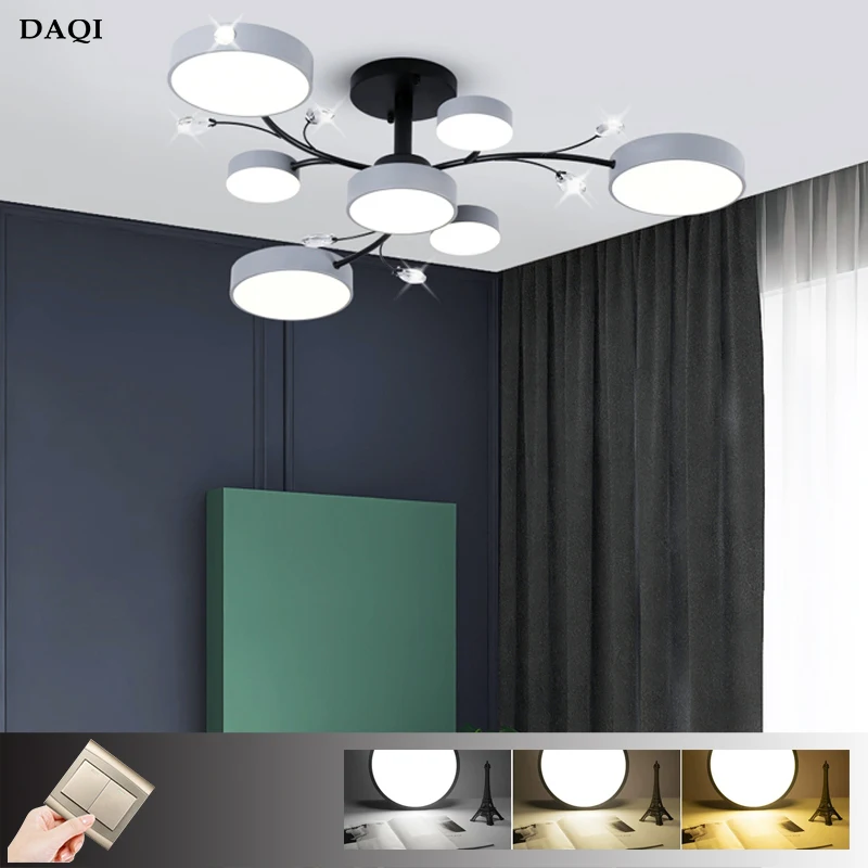 Nordic style living room ceiling chandelier bedroom ceiling light villa dining room chandelier LED lamp factory wholesale lamps