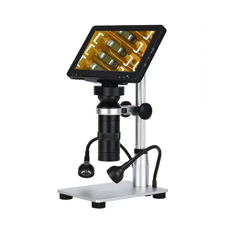 Industrial desktop microscope1500X  7inch Screen Scanning Electronic Video  LCD Digital Microscope