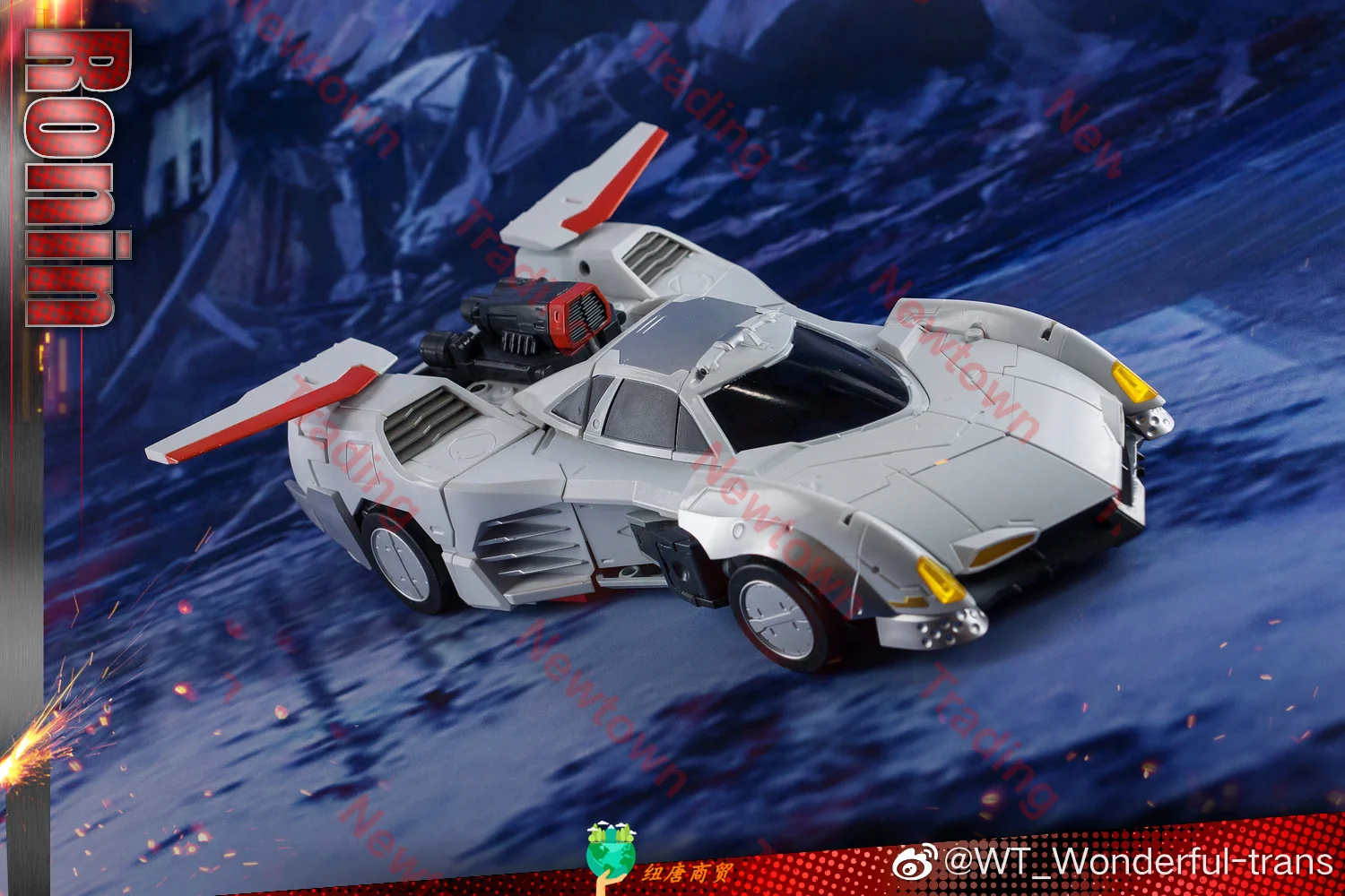 24時間発送 WT01 WT-01 ロニン ホワイト ドリフトロボット ロボットマスターピース アクションキャラクターとボックス