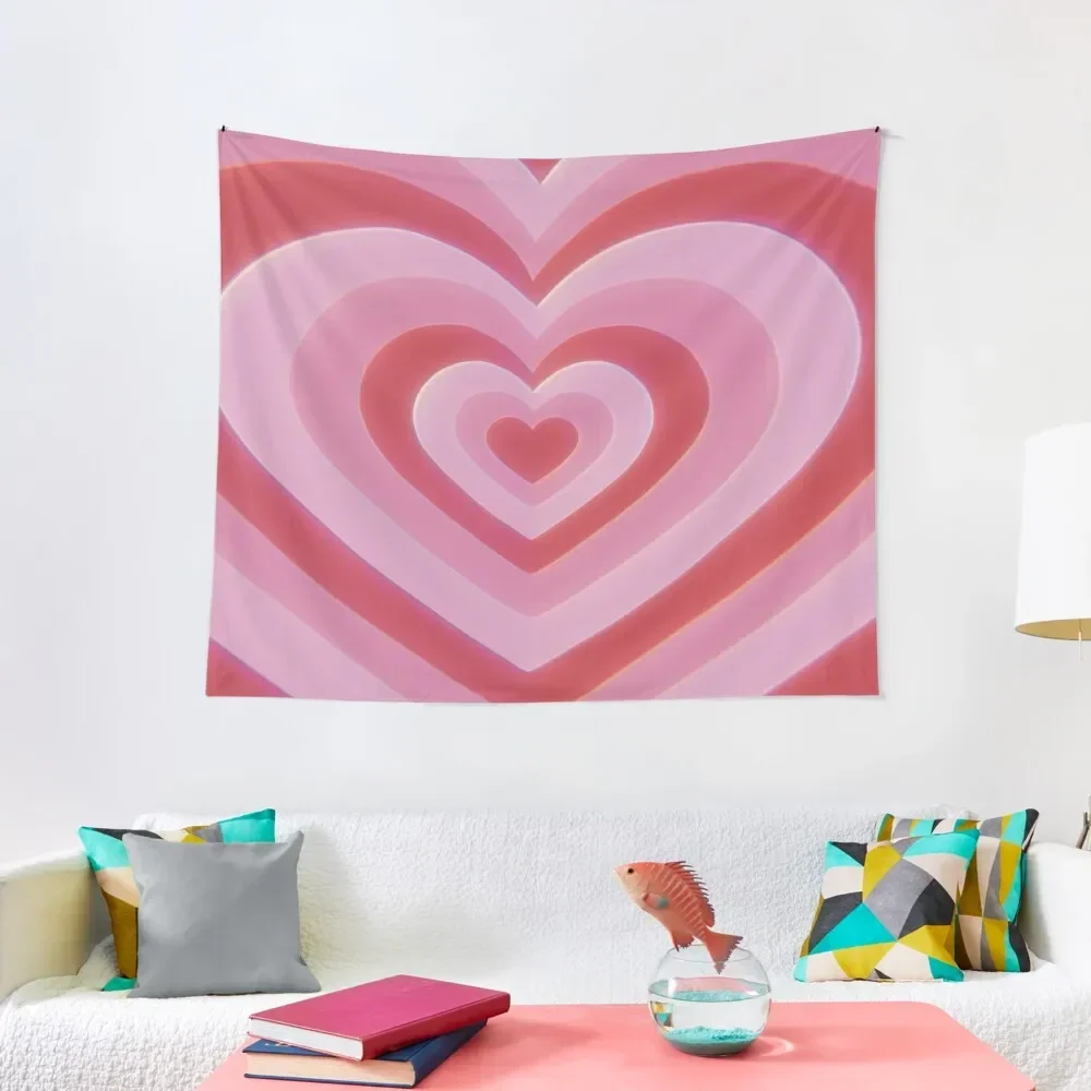 

Retro Hearts Aesthetic Tapestry Kawaii Room Decor Wall Decorations Tapestry