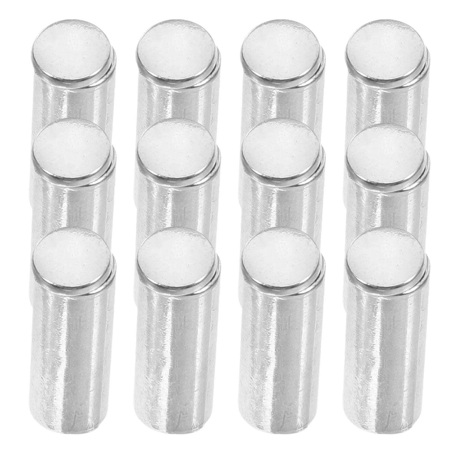 12 Pcs Metal Buckle Drawstring Cords Replacement Ends Pendant Aglets for Hoodies Repair Kit Silver Cap