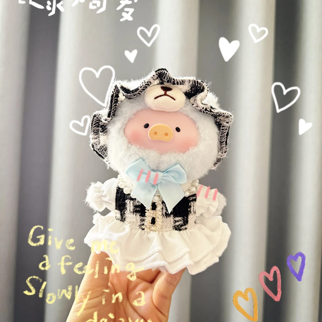 Lulu Pig Blind Box Series Kawaii Doll Clothing Accessories Pendants Canned Pig Dress Up Game Creative Handmade Knitted Retro Set