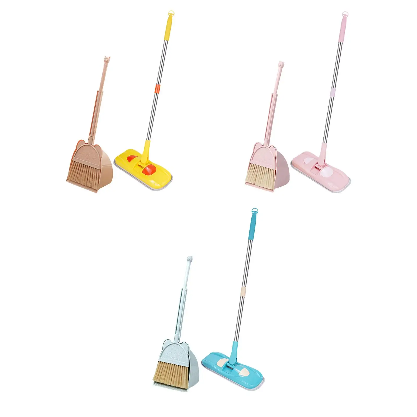 Mini Broom with Dustpan Mop for Kids Develop Life Skills Birthday Gifts Cute Children Housekeeping Cleaning Tools Children