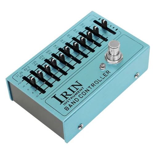 Imagen 2 del producto IRIN AN-40 controlador de Pedal de efectos de guitarra eléctrica ecualizador 10 bandas Pedal efecto EQ pedales accesorios de guitarra 31,25Hz a 16kHz