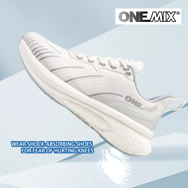 أحذية الجري المقاومة للصدمات ماراثون أحذية رياضية خارجية أحذية رجالية خفيفة للغاية ومضادة للانزلاق ومقاومة للاهتراء ONEMIX #1