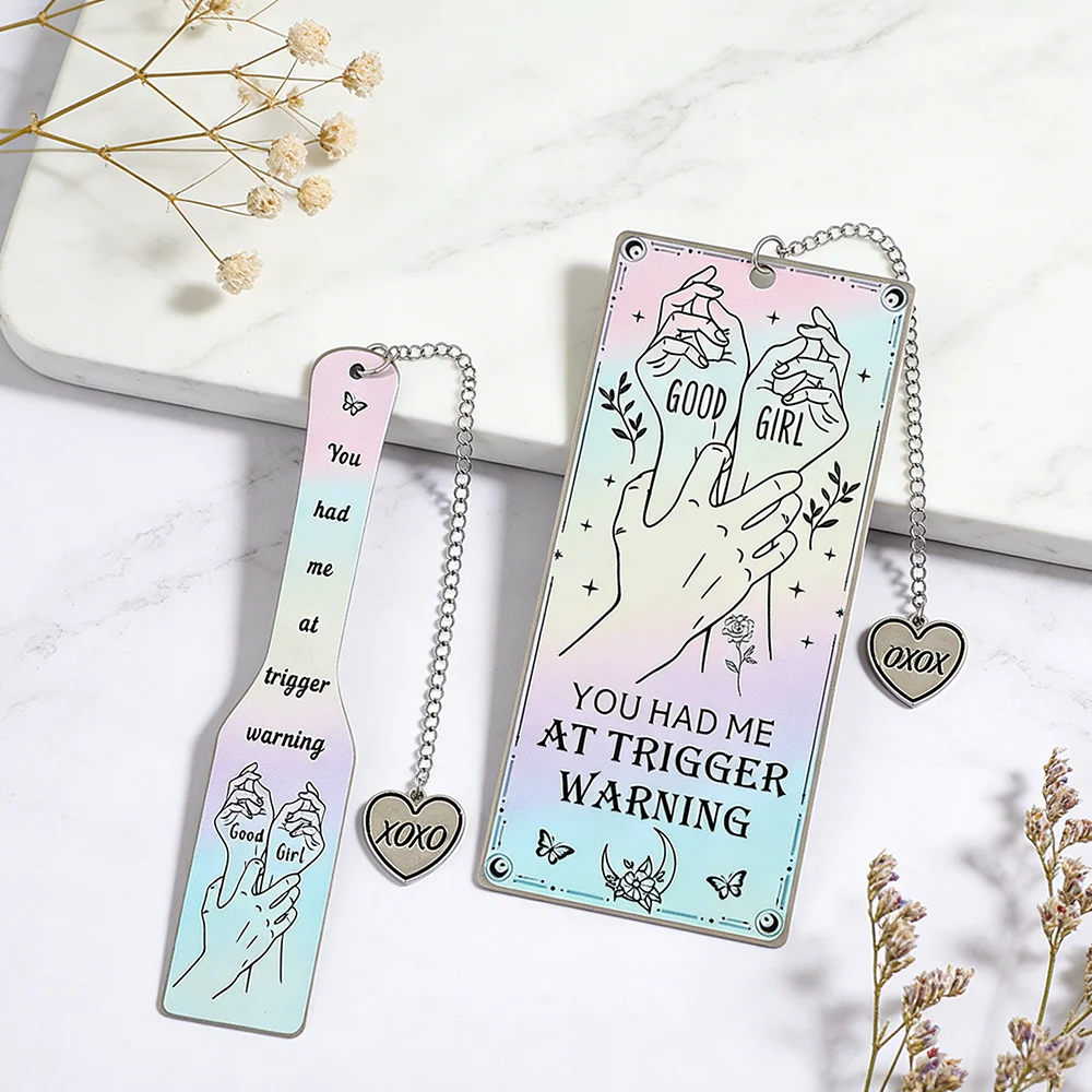 Dark Romance Bookmark for Women Spicy Bookmark Novel Lover Book Accessories Valentine Day Gift for Women Bookworm Reading Marker