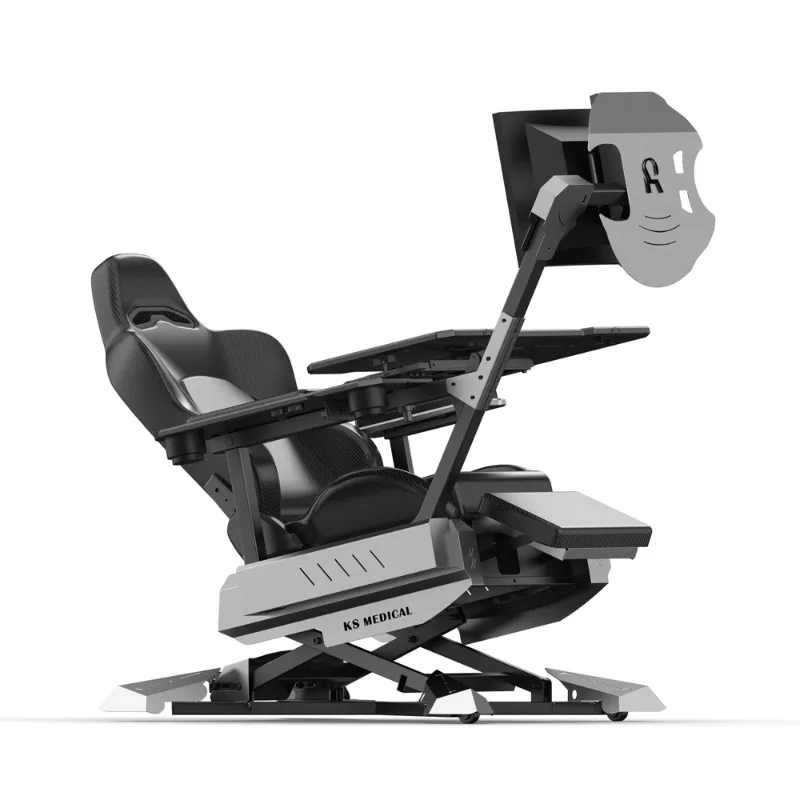 New Design Simulator Cockpit Steering Gaming-cockpit Zero Gravity RGB Gaming Chair Cockpit with Speakers