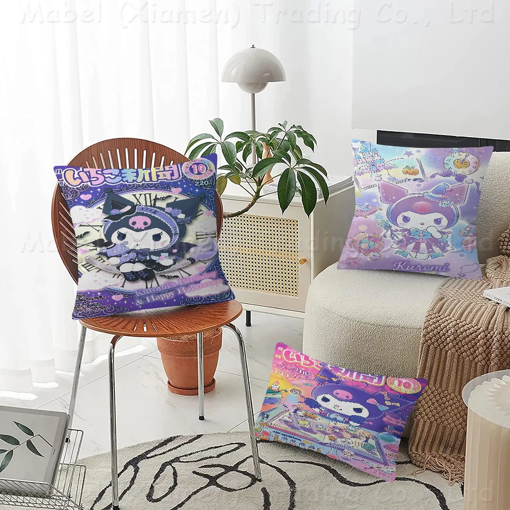 

Anime K-KuromiS Cushion Cover 30x50 Polyester Sofa Cushions Decorative Throw Pillows Home Decoration Pillowcover