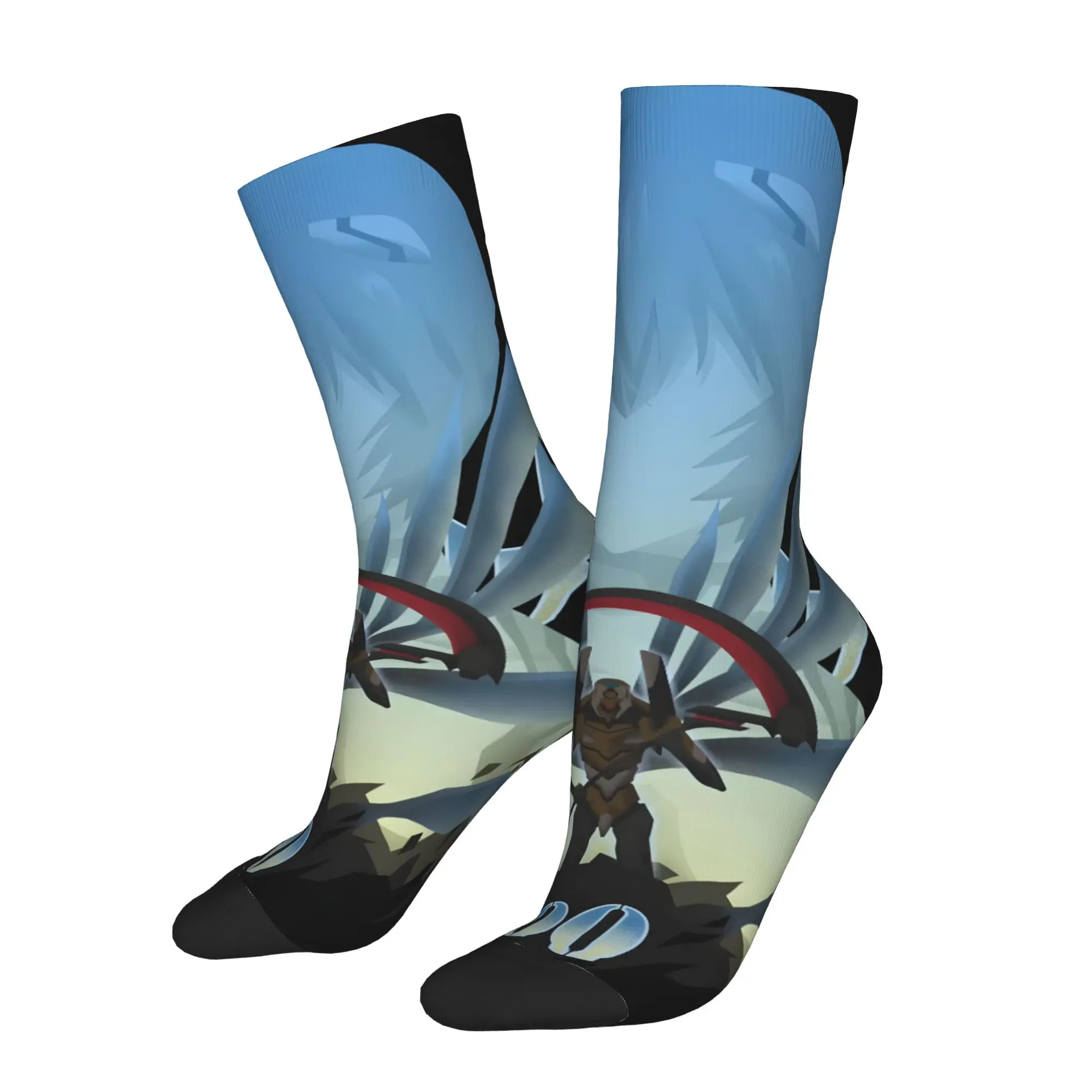 

1 Pair Hip Hop Vintage Evangelion Crazy Men's Socks Unisex Harajuku Pattern Printed Funny Novelty Happy Sock Gift