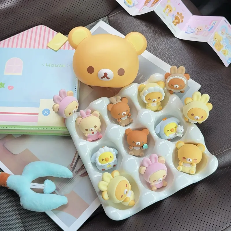 Genuine Rilakkuma Usausababy Series Blind Box Cute Mini Figurine Exquisite And Interesting Toys Popular Kawaii Gift Dolls view 6