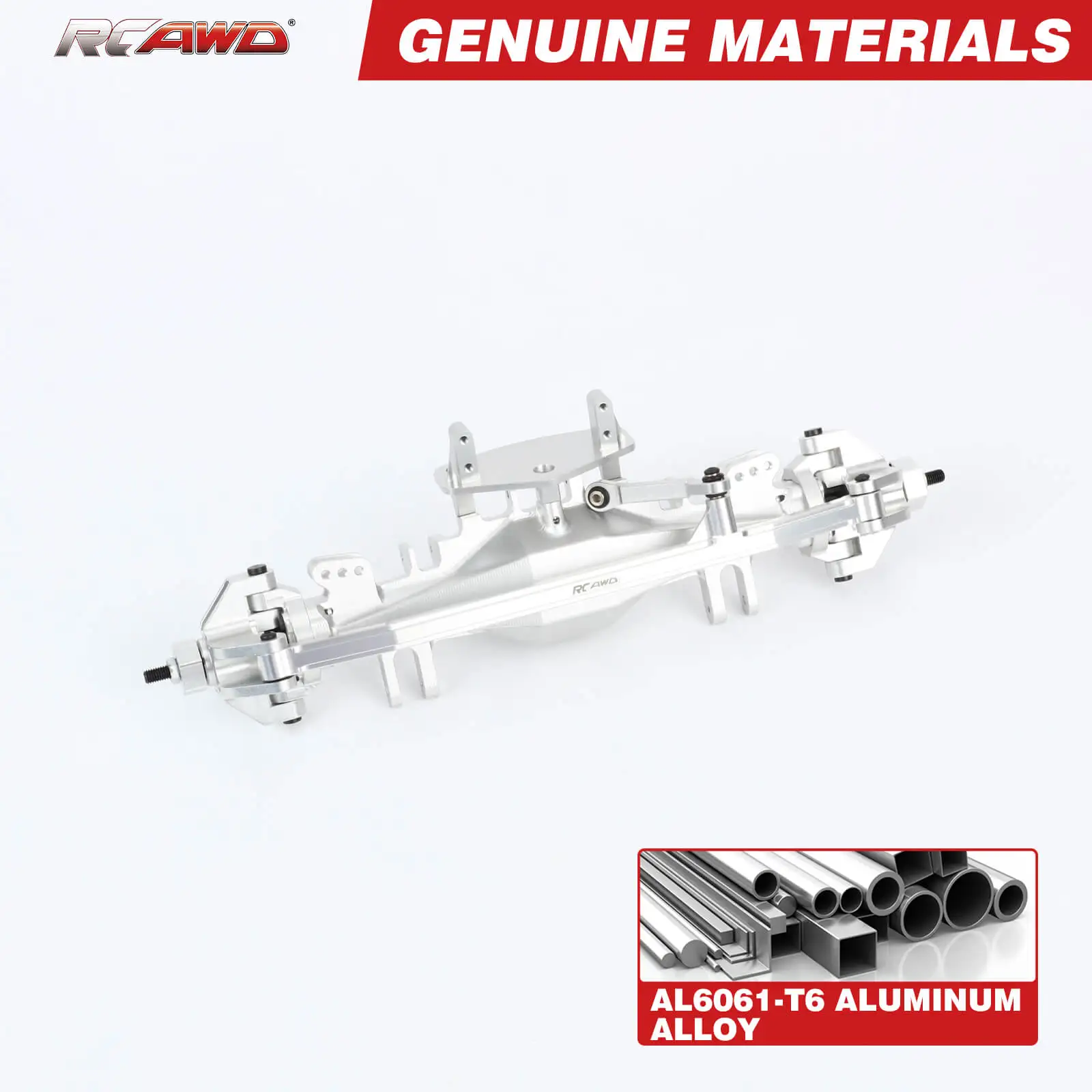 Aluminum Front axle assembly for 1/8 Losi LMT RC car Upgrdes part