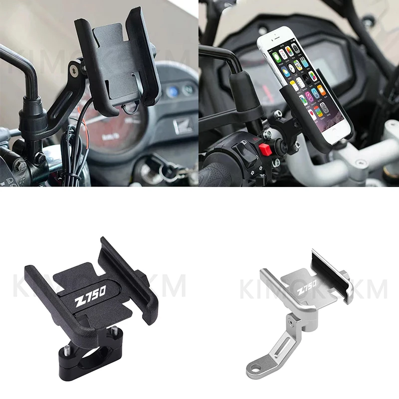 

Для Kawasaki Z750 Z750r Z750 2007 2008 2009 2010 2011 2012, высококачественный держатель для телефона на мотоцикле, держатель ручки, держатель зеркала, GPS