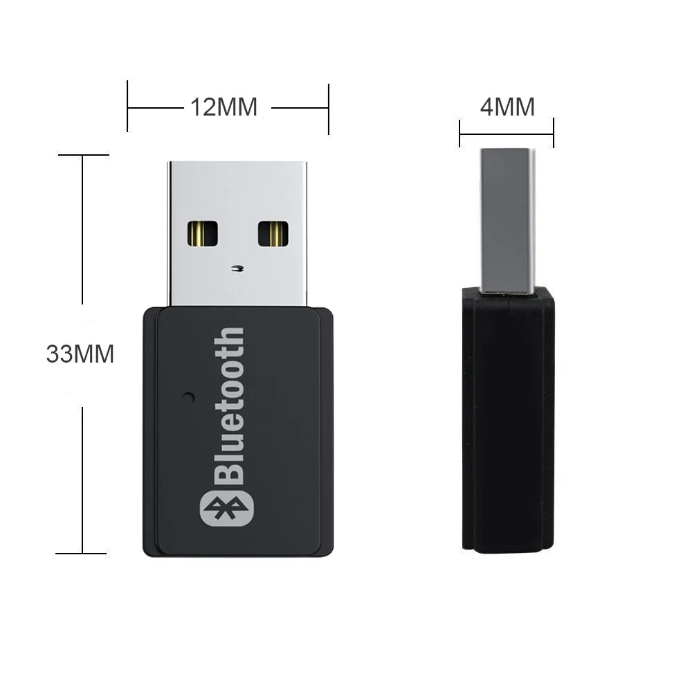 Bluetooth-compatible 5.0 PC-T7 Adapter USB Audio Transmitter Wireless Music Sound Adapter for Laptop for Windows 7/8/10/XP Linux