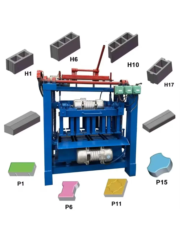 Full Automatic Hollow Fly Ash Bricks Making Machine Chain Lift Plastic Brick Making Machine Sand Concrete Brick Making Machine