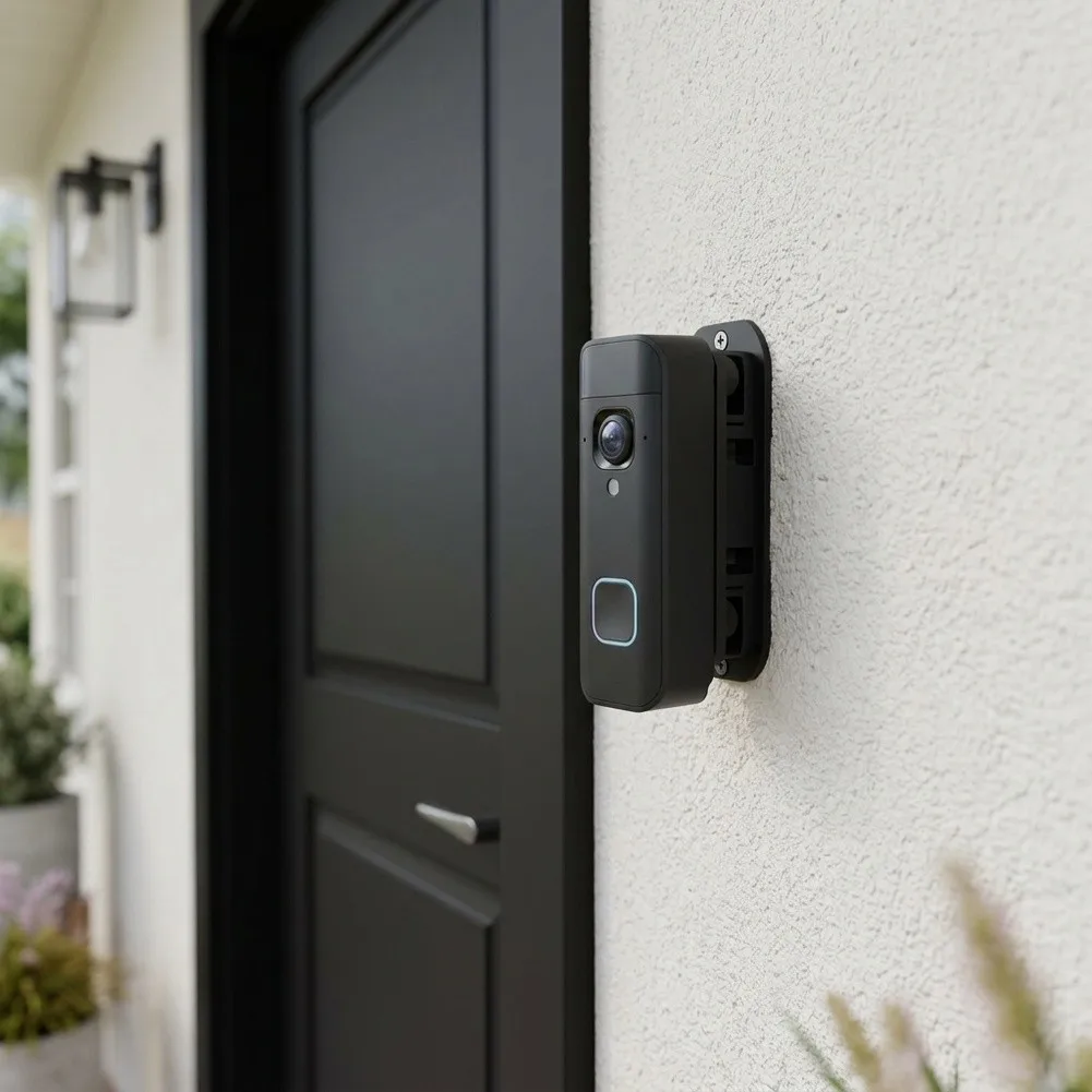 Doorbell Mount for For blink 2K+ For battery-Powered Unit Adjustable Positioning ABS Body Quick-Install Hardware Set