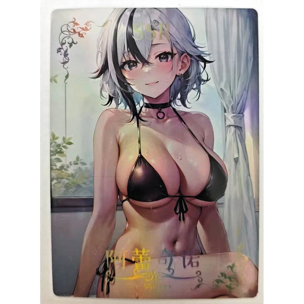 Godin Verhaal SSR Elysia Amber Vuurwerk Shin-ho Yae Miko Barbara Fischl Kafka Walnoot Kleurrijke flash collectible kaarten geschenken