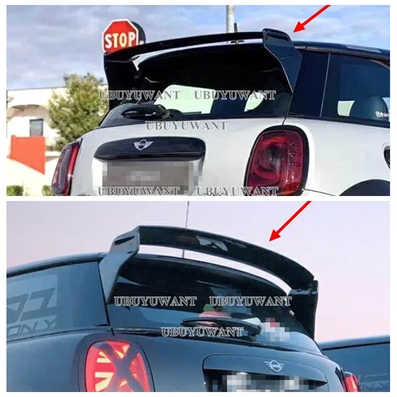 

For BMW MINI Cooper F56 Type B JCW Style Carbon Fiber FRP Roof Spoiler Rear Wing Exterior Body Kits 2014-2020 (NOT FOR F55)