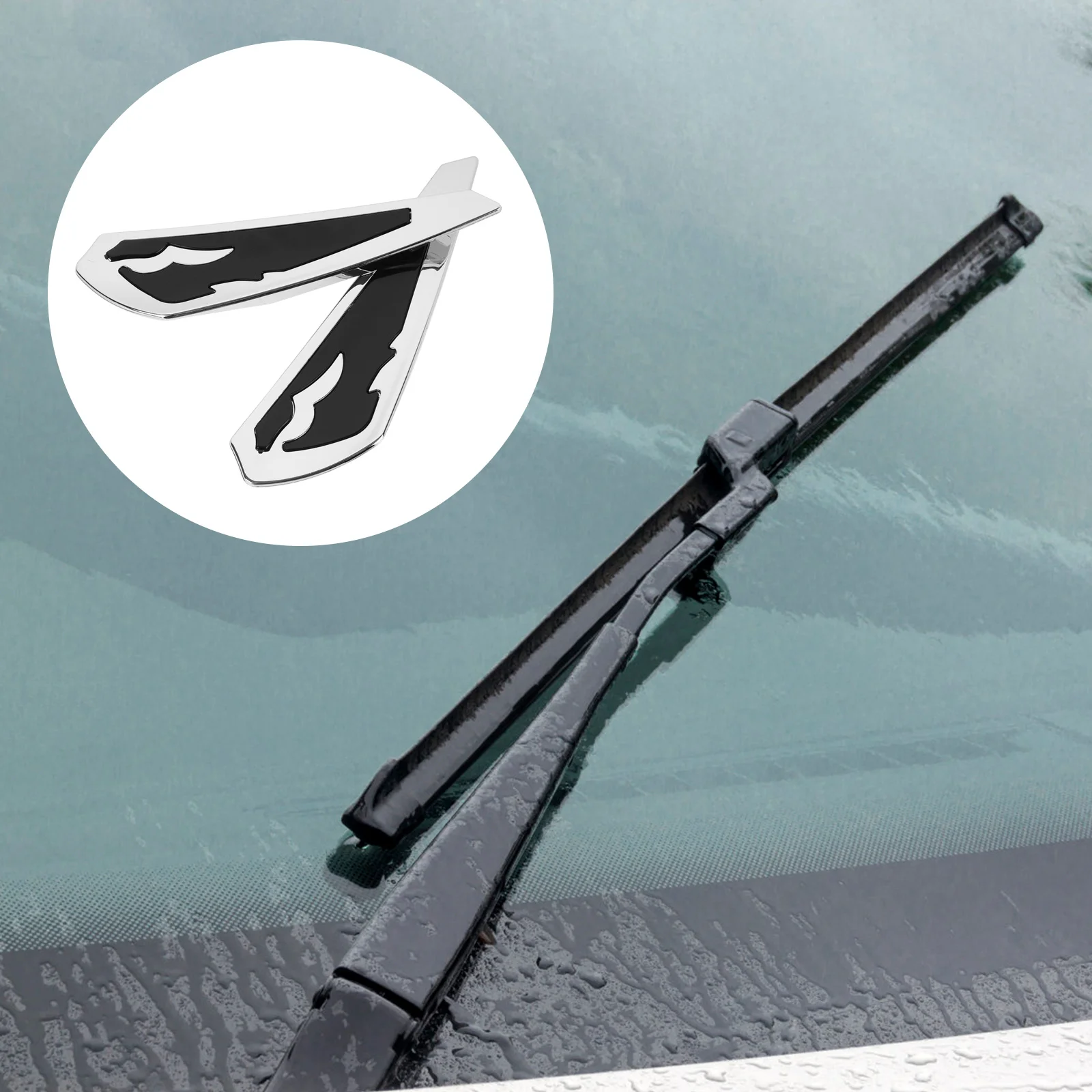 

1Pair Windshield Wiper Booster Car Wiper Aid Stronger Pressure Clear View Rain Day Accessory Auto Parts Car Accessories