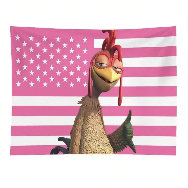 Surf's Up Chicken Joe Rosa Amerikanische Flagge Outdoor-Dekor Wandteppich Werbung Raumdekoration Garagenflaggen Friseursalon Flagge zum Aufhängen – Detail 1
