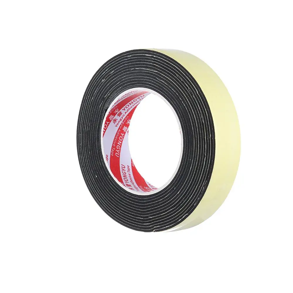 Home Improvement Sound insulation Window Door Weather Stripping Single Sided Adhesive Rubber Strip Tape Seal Strip Foam Sponge