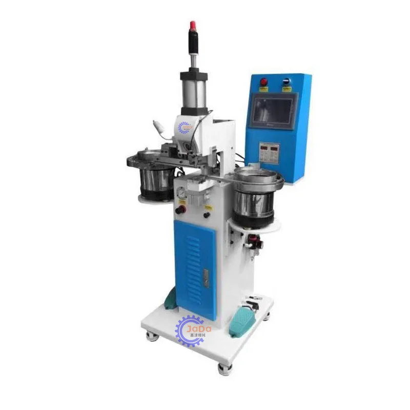 Automatic mushroom nailing machine, barrel-shaped semicircle with drill nail beads, the product is mature, stable and worry-free