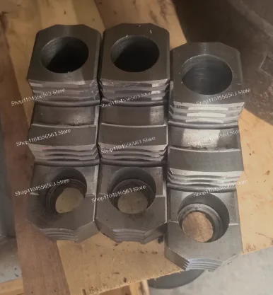 Reversible Top Jaws for 3-Jaw Lathe Chuck, Interchangeable Split Design with 200 to 500mm Sizes Set