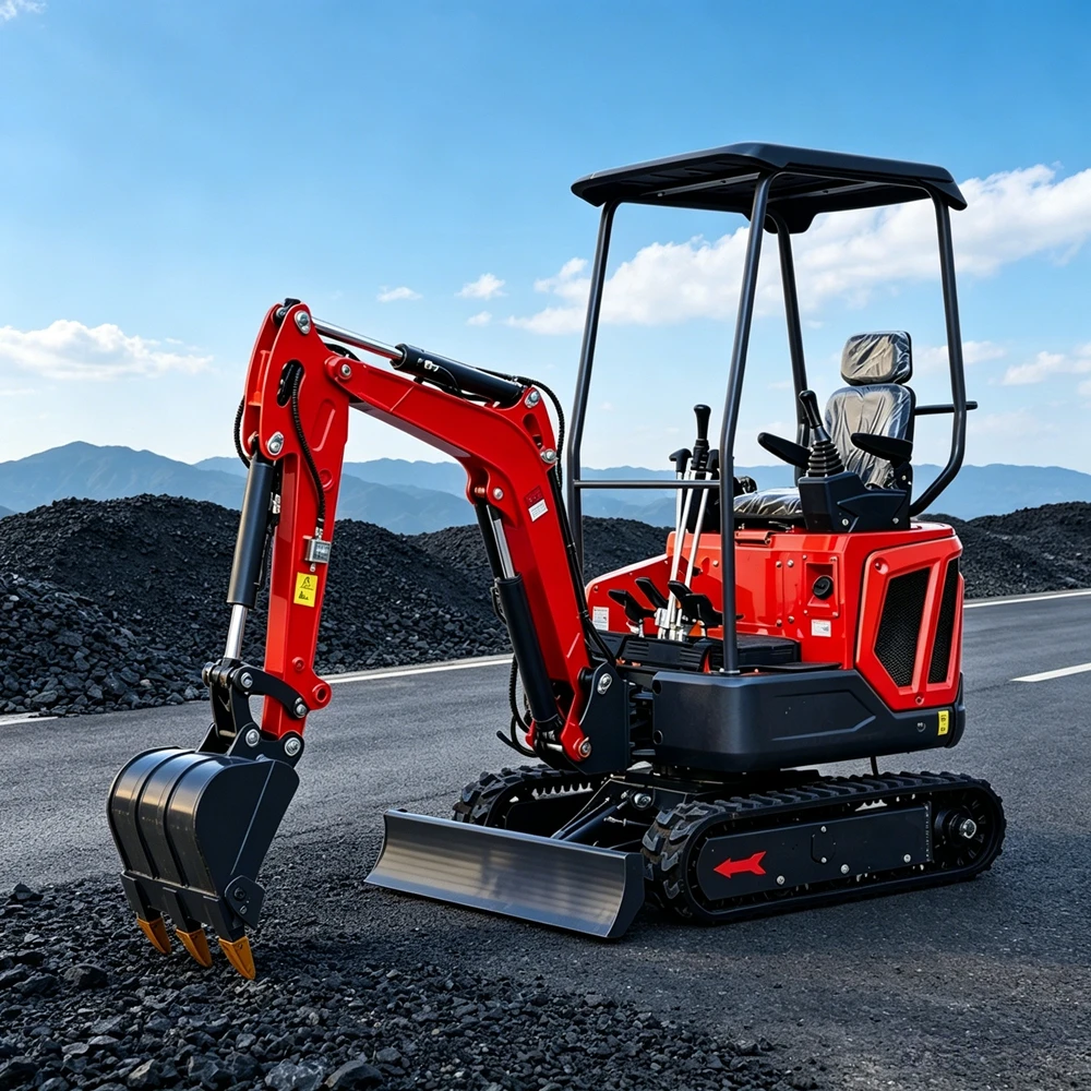 

Mini Excavator Construction 1.0Ton 1.8Ton 2.0Ton 2.5Ton Kubota engine Adjustable Energy Saving Diggers Farm Fast