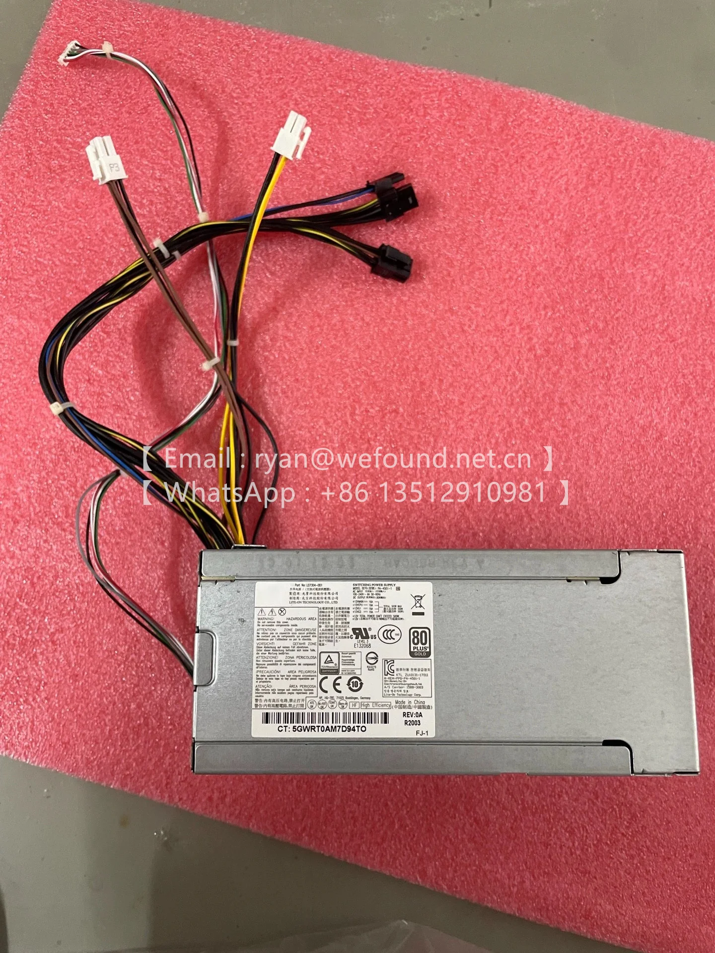 

L07304-001 PA-4501-1 500 Вт для HP Z2 TOWER G4 РАБОТАЦИЯ Z2G4 Мощность ПК