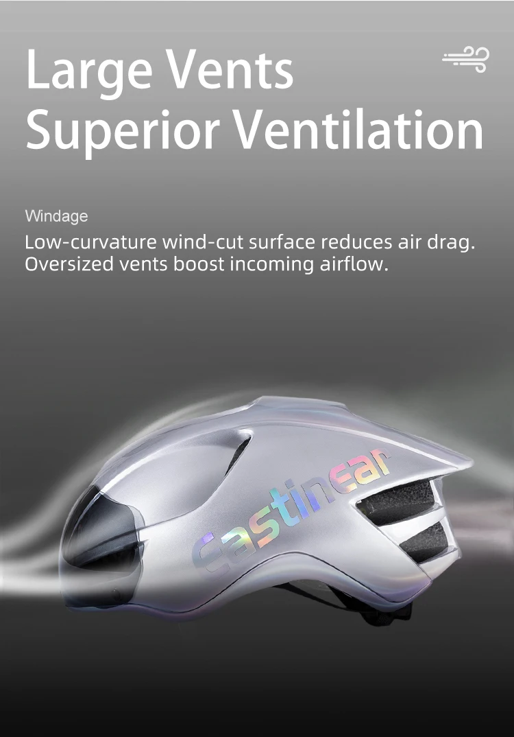 New Pneumatic Bicycle Helmet 3D Shock-Absorbing Lining Ventilated And Breathable Men's And Women's Road Mountain Safety Helmet