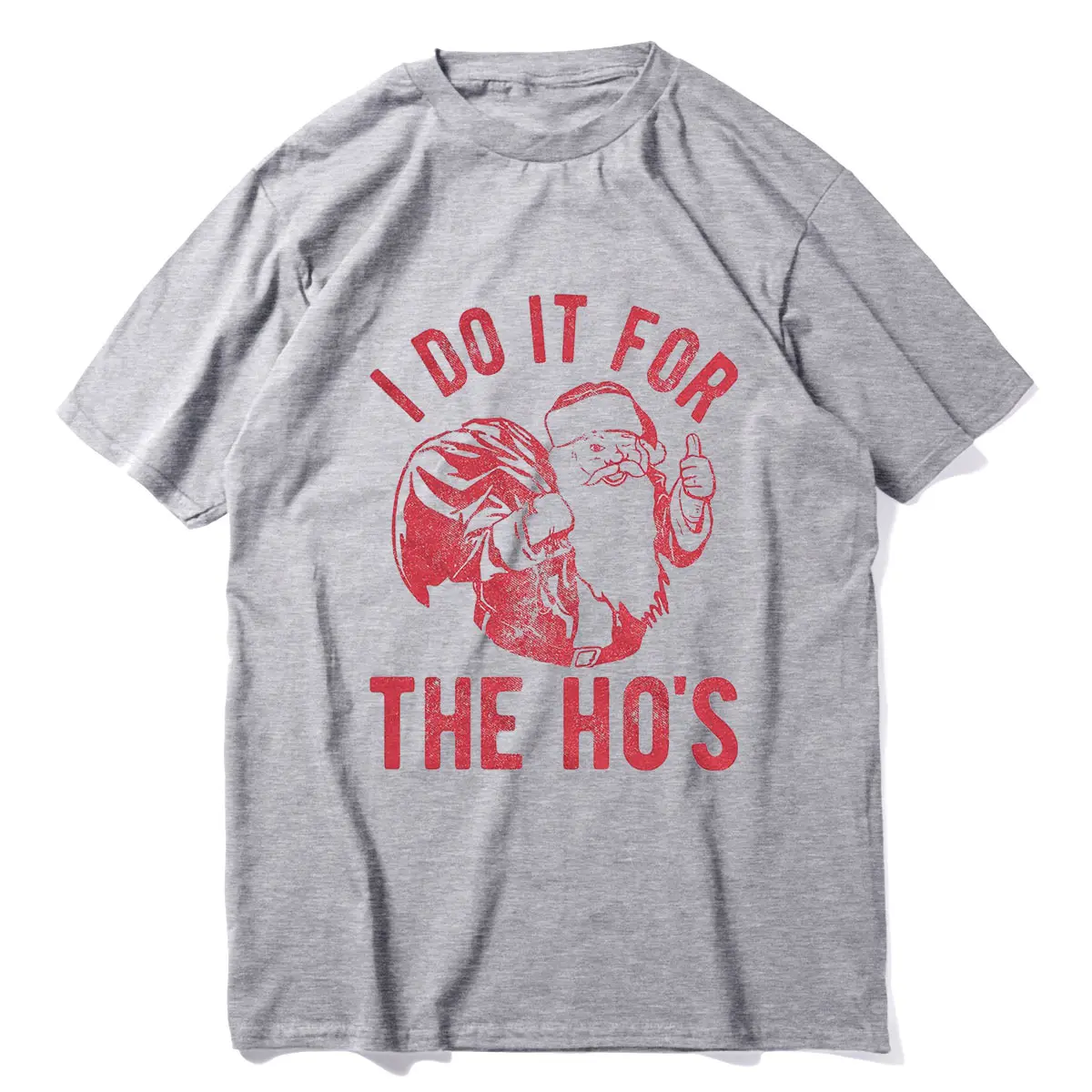 

Unisex 100% Cotton Mens Retro T Shirt Men Women I Do It for The Hos Letter Printed Oversized T-Shirt Casual Streetwear Tee