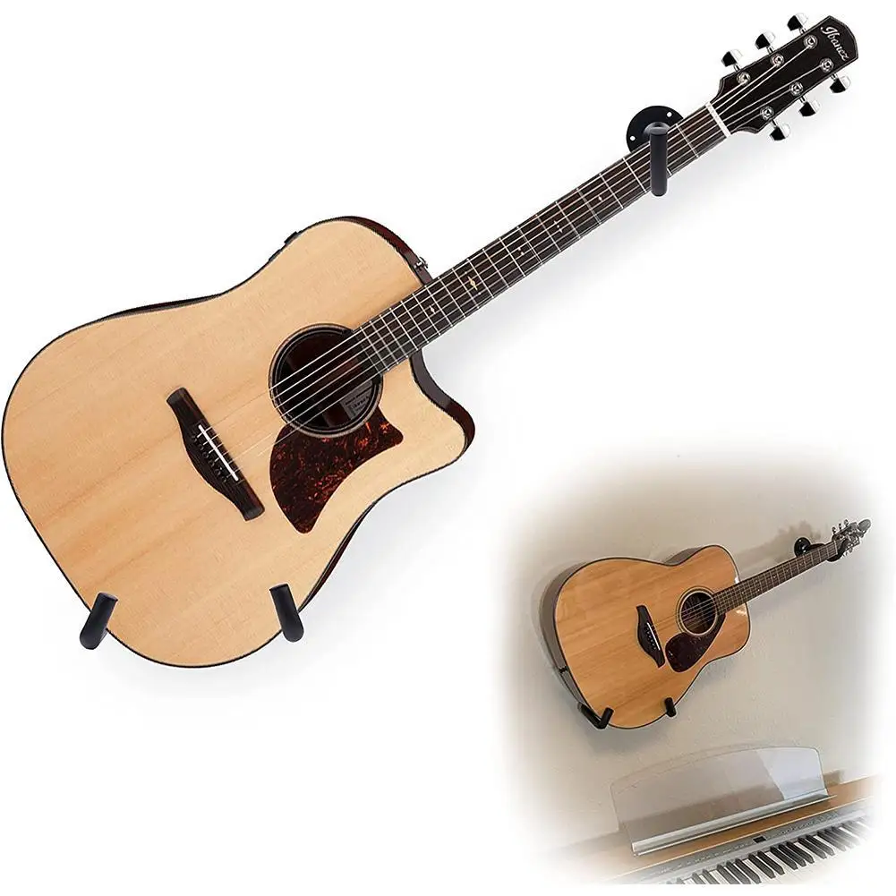 2 قطعة الغيتار المعدني الأفقي جدار جبل شماعات حامل للجيتار الصوتية باس الكمان المندولين شرائح عرض دعم 2026 #2