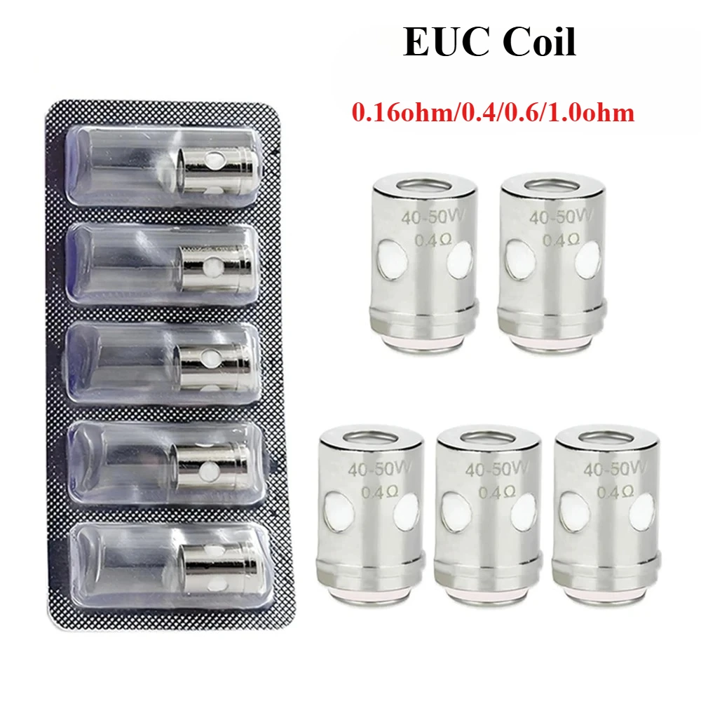 

Катушка EUC 0,16 Ом 0,4/0,6/1,0 Ом, катушки Clapton для Estoc Target ORC Gemini VM Series Veco Plus Tank