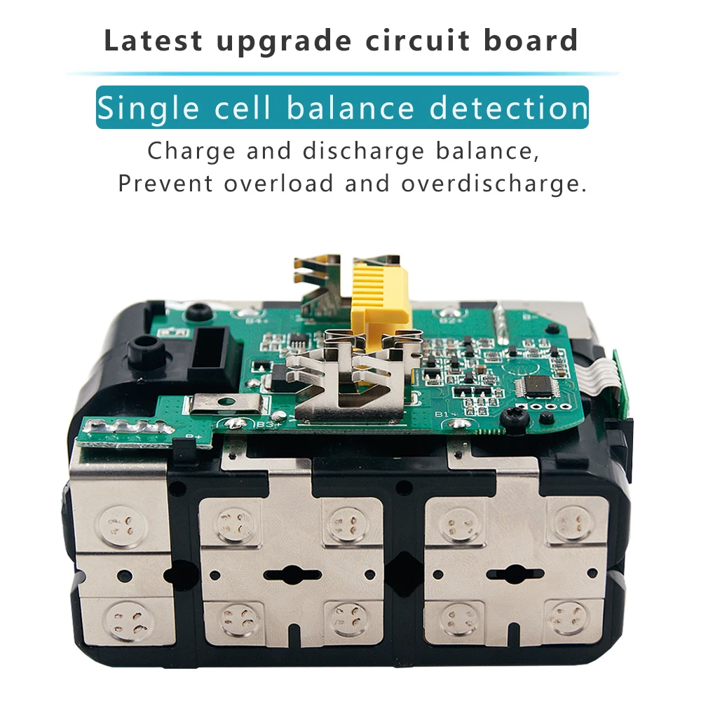 BL1860 Latest Upgraded Battery 18 V 6000mAh Lithium ion for Makita 18v Battery BL1840 BL1850 BL1830 BL1860B LXT 400