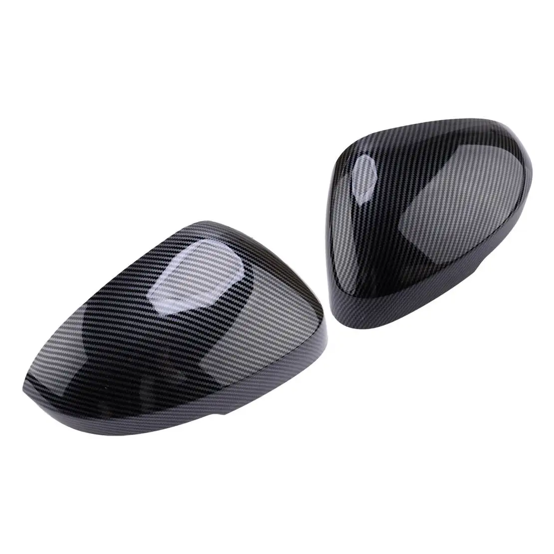 

1 пара боковых зеркал заднего вида, накладка из углеродного волокна, текстура, стиль ABS, подходит для Nissan Rogue 2021 2022 2023 2024