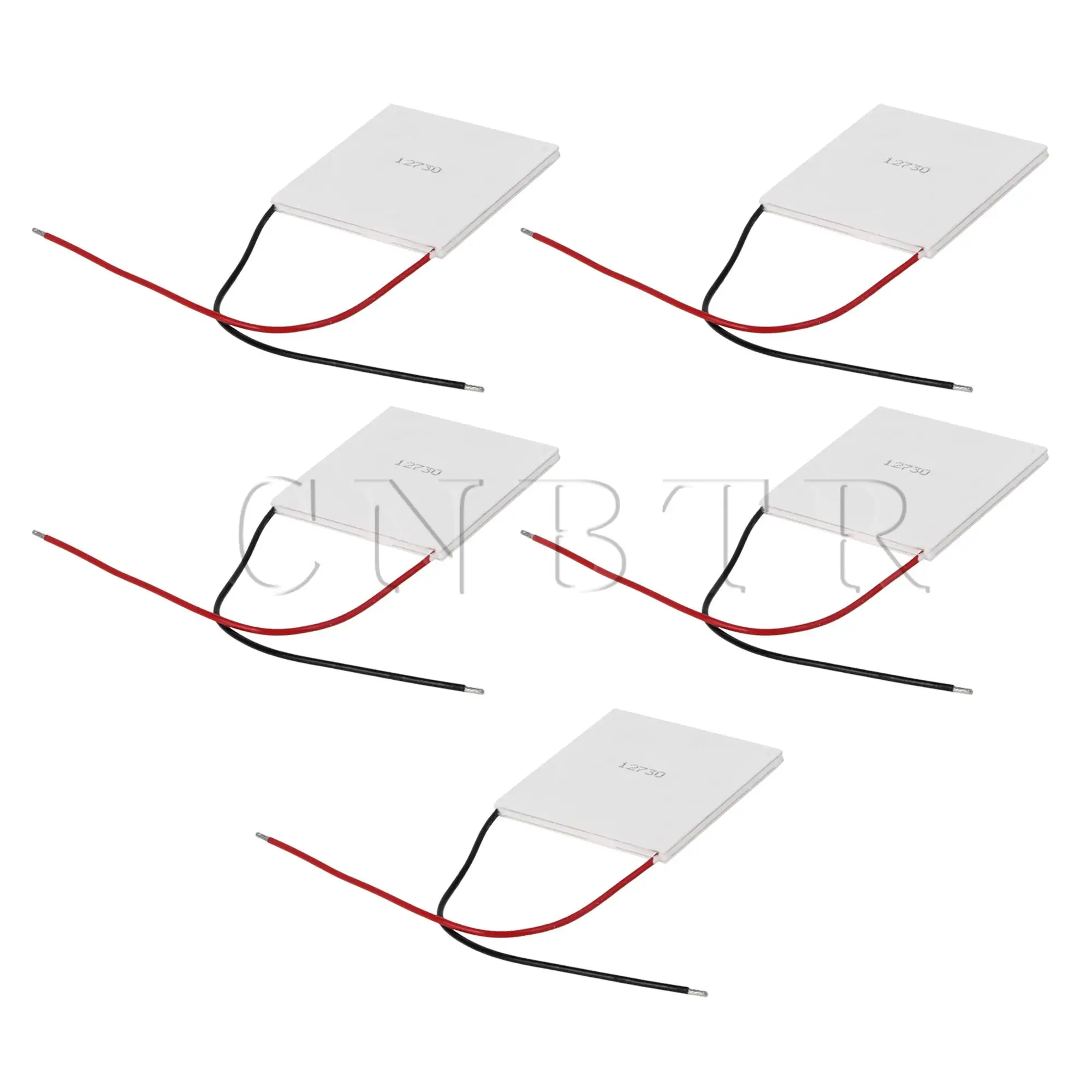 CNBTR 5 Pcs Thermoelectric Cooler 12V 30A White Replacement for TEC1-12730