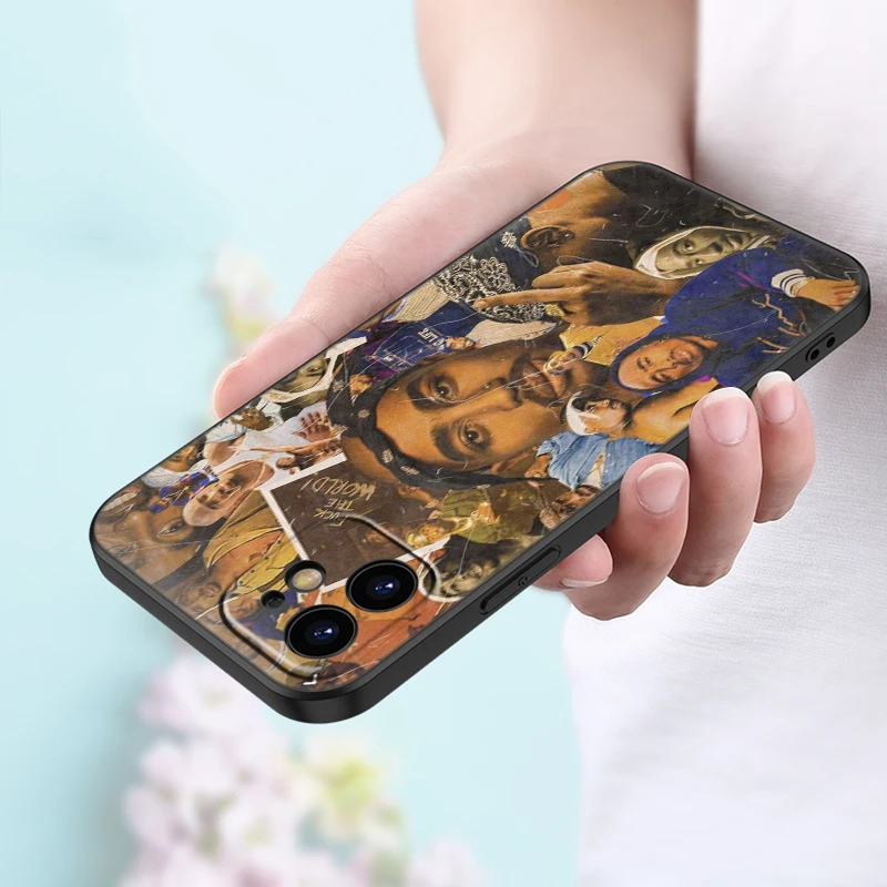 Hip Hop 2pac piosenkarka Tupac czarna obudowa telefonu do Xiaomi 13T Pro 5G 12T 12 11 Lite NE 11T 9T 10T Pro 11i 14 A3 8 Lite kreskówka okładka