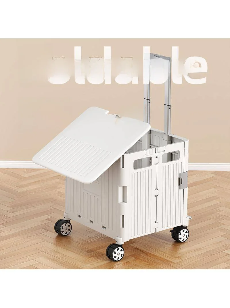 portable-folding-multi-use-luggage-outdoor-camping-mobile-shopping-cart-with-wheels-retractable-handle-stainless-steel-frame