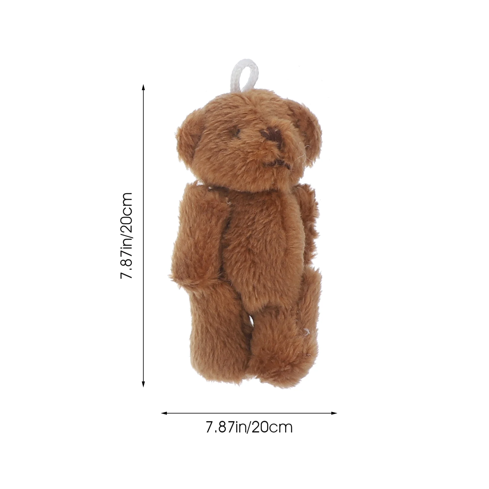 Mini ours en peluche, 20 pièces, petits ours en peluche, pour artisanat, animal à jouet l'inventaire