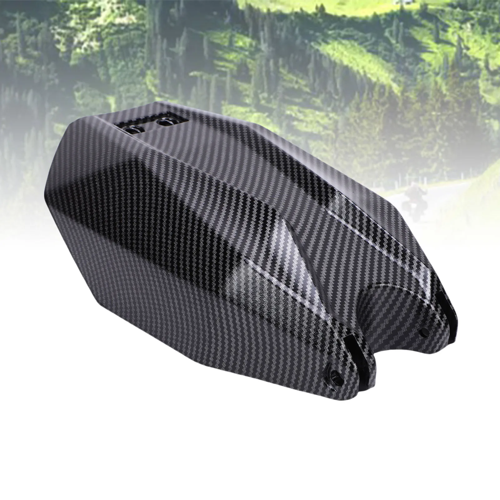 دراجة نارية غطاء البطارية ألياف الكربون نمط مقصورة البطارية غطاء حماية استبدال ل Talaria Sting X3 MX3 MX4 MX5 #4