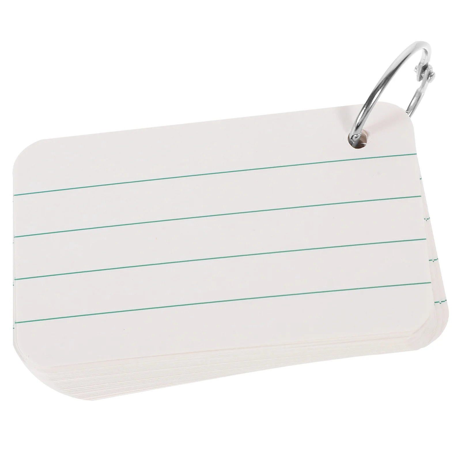 Note Cards English Small Blank Flash Book Circle Paper Make Your Own Memory Index Learning Flashcards Office