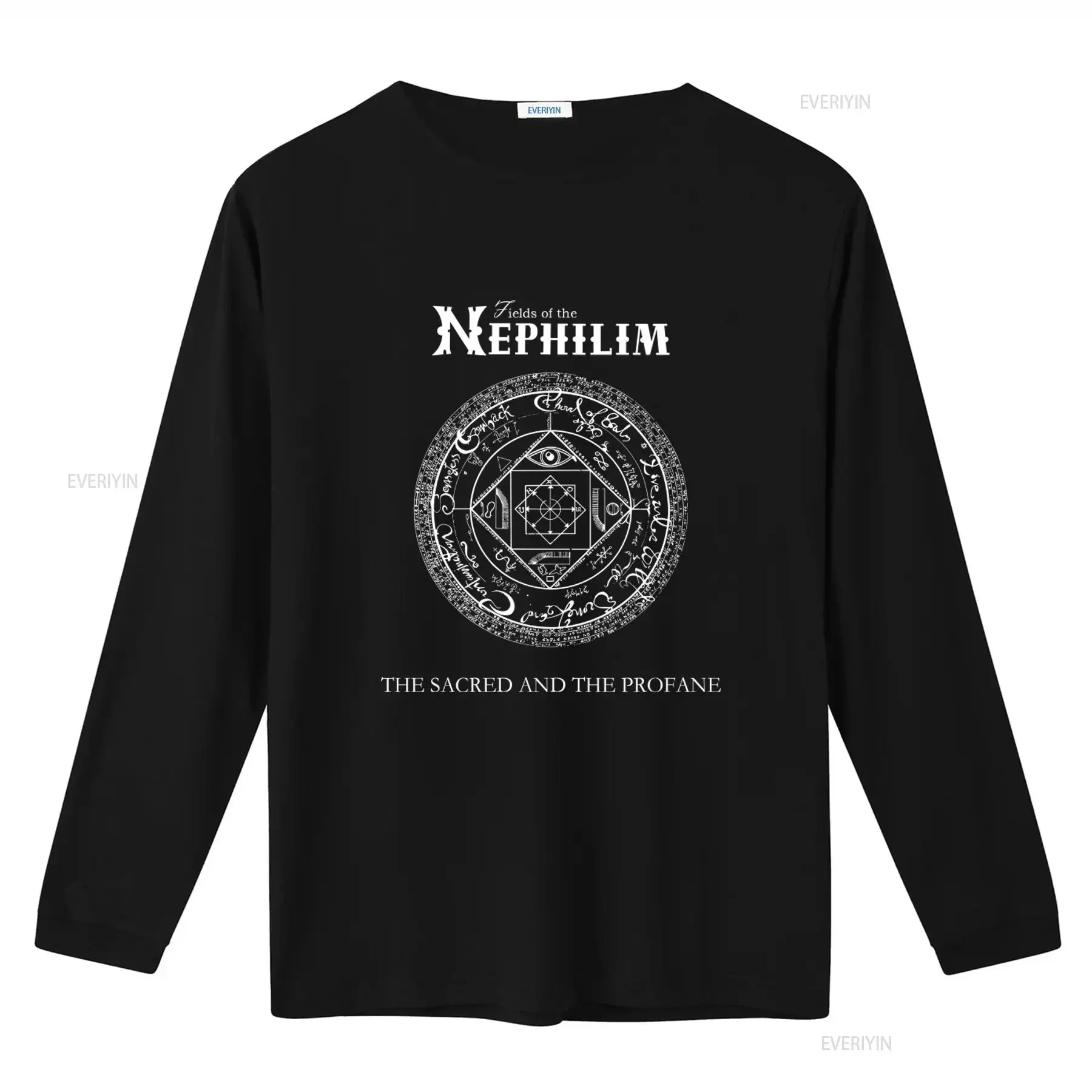Fields Of The Nephilim Band Logo T Shirt Sacred And Profane Design Unique For Fans vintage Washed Stylish designer clothes