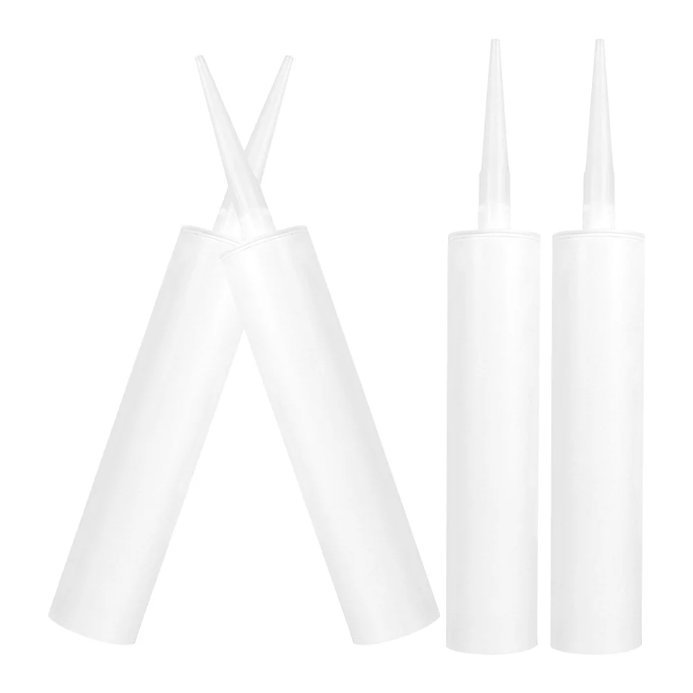 4 Pcs Drain Empty Sealant Sealing Caulking Tubes Can Hole Sealer Wall