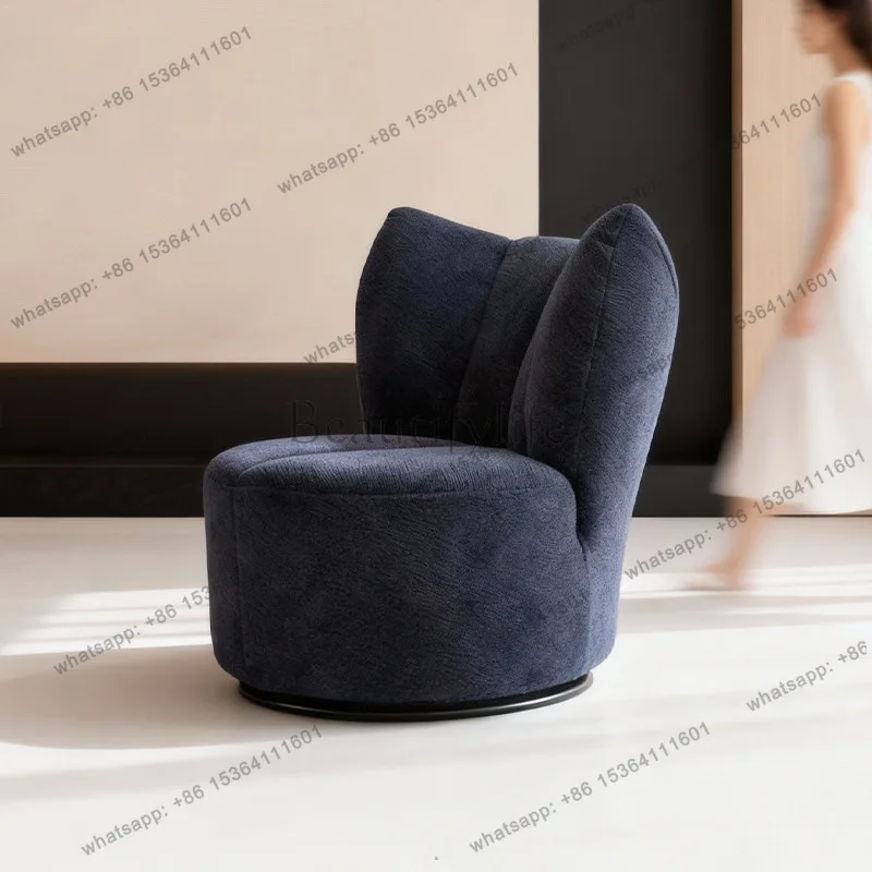 LS Wabi Stillwind Chenier Starry Sky Single Sofa Modern Simple Leisure Chair Rotating Lazy