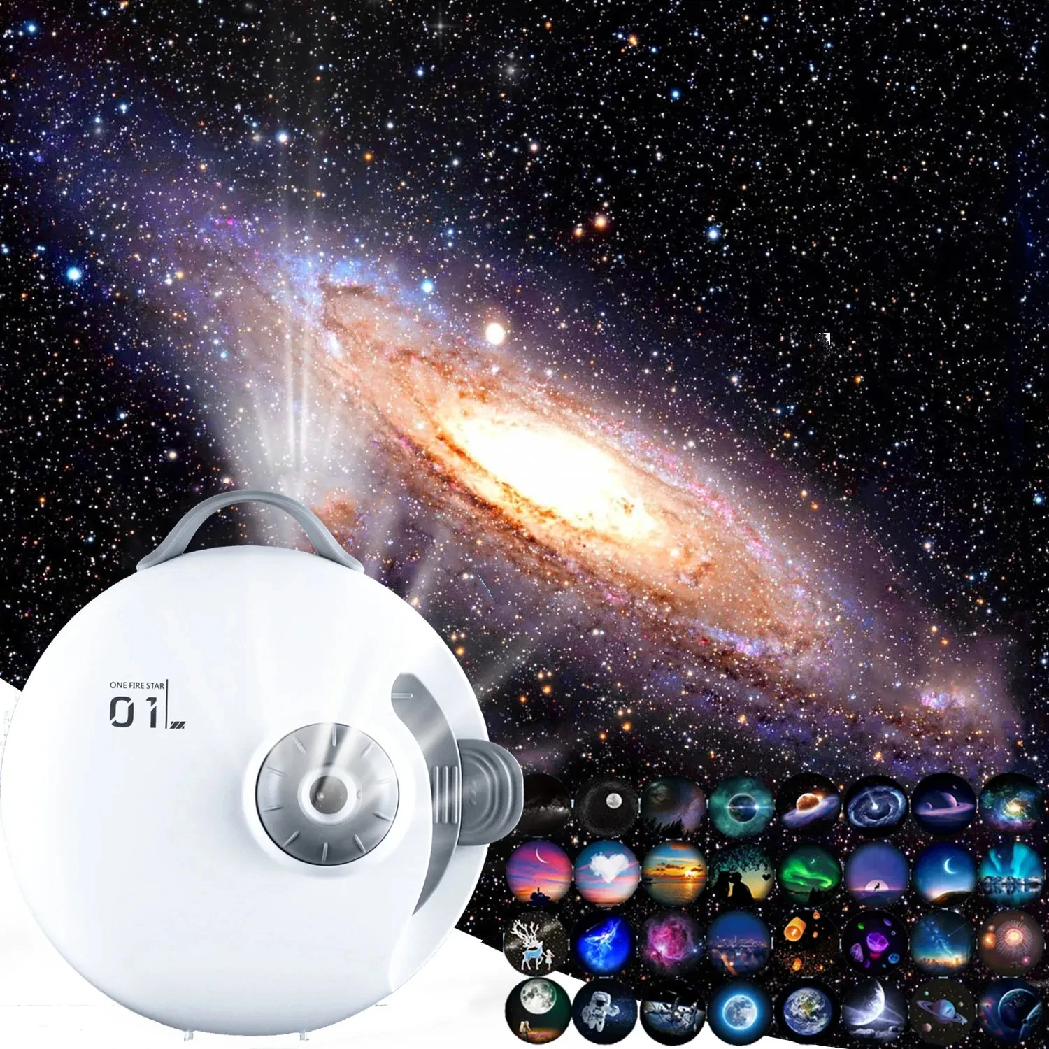 New 32 in 1  Planetarium Projector Starry Sky Night Light with Bluetooth Music Star Projector LED Lamp for  Bedroom Decor