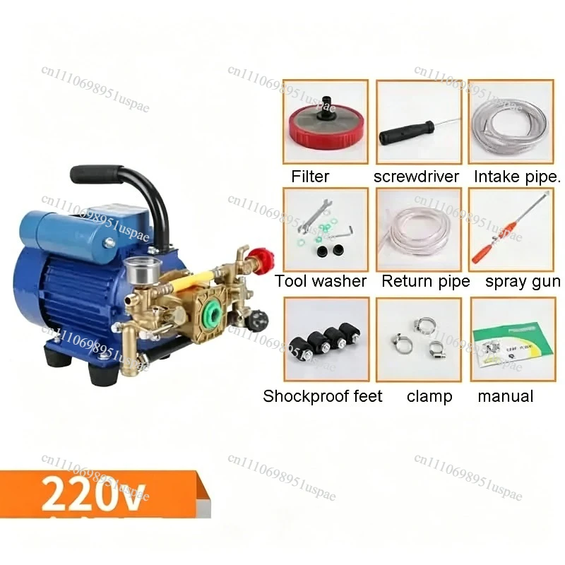 Household Electric Garden Greenhouse Rice Agricultural Portable Spray Four-stroke Coil Tube Integrated High-pressure Spray
