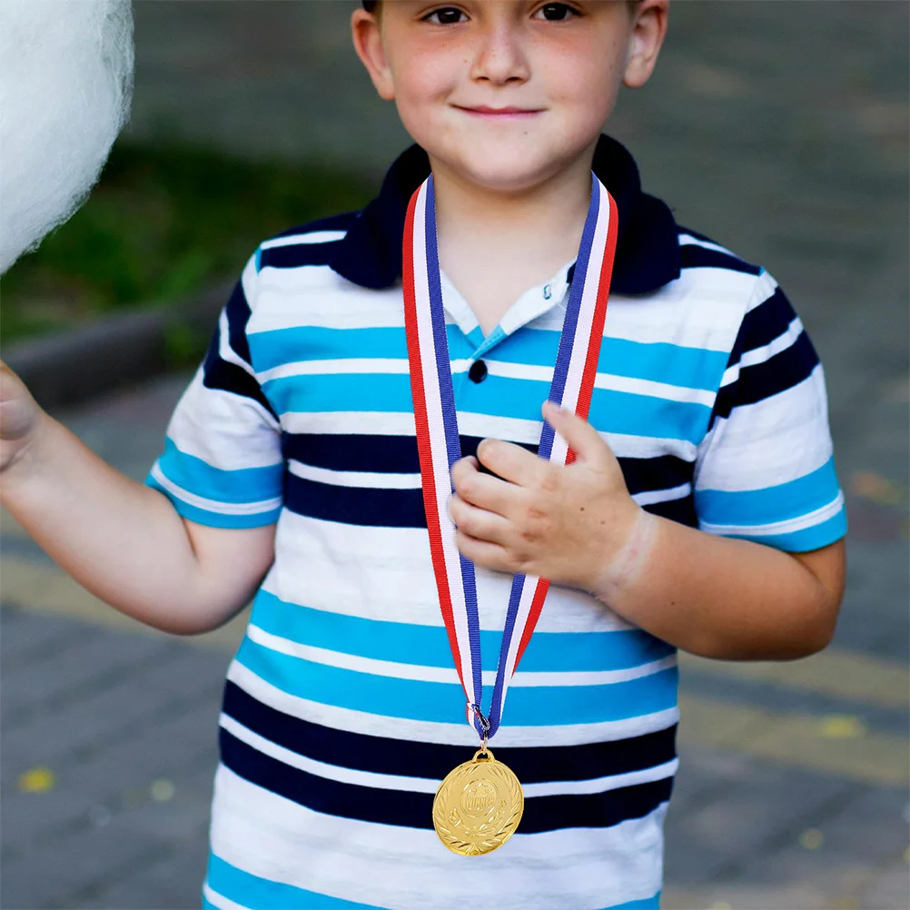 

12 шт. спортивные медали для наградов, золотые, серебряные детские футбольные соревнования, медаль победителя первого места, командные виды спорта