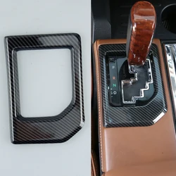ABS Car Interior Gear Shift Panel Cover Trim Black Carbon Fiber Style fit for Toyota Tundra 2014-2016 2017 2018 2019 2020 2021