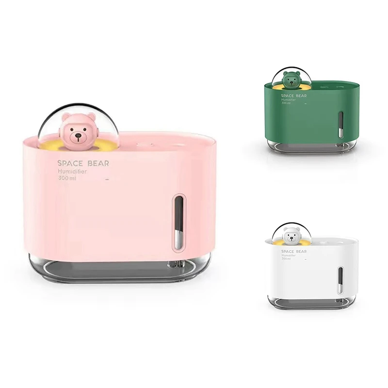 

300ML Humidifier Diffuser USB Mini Diffuser With LED Night Light Air Humidifier For Bedroom Home Desktop Office